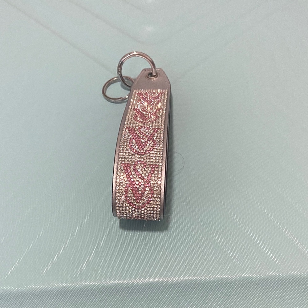 Victoria's Secret Pink and Silver Key Holder